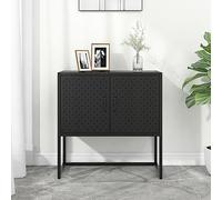 KTHLBRH Buffet noir 75 x 35 x 75 cm en acier