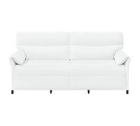 KTHLBRH Canapé moderne avec revêtement en polyester, pieds noirs | Cadre en métal, mousse, utilisation intérieure, 110 kg, assise 57 cm