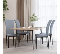 KTHLBRH Chaise de salle à manger en velours doux avec structure en bois massif et dossier rembourré, confortable et stable pour cuisine ou salle à manger, charge jusqu'à 110 kg