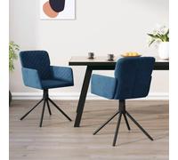 KTHLBRH Chaises de salle à manger pivotantes à 360° avec revêtement en velours doux, structure métallique et bois, design ergonomique et rembourré pour un maximum de confort et