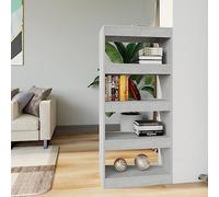 KTHLBRH Élégante bibliothèque en bois au design classique - Étagère robuste et stable pour livres, magazines, DVD et décoration, idéale comme séparateur de pièce pour le couloir