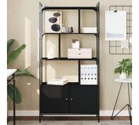 KTHLBRH Étagère Bibliothèque Moderne avec Design Zigzag, Cadre en Acier Robuste et Bois d'Ingénierie Durable pour Organisation Livres et Décoration Intérieure Pratique