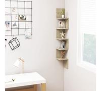 KTHLBRH Étagère d'angle Murale Élégante et Fonctionnelle pour Salon, Chambre ou Cuisine - Support Décoratif Robuste pour Livres, Décoration et Objets de Collection - Optimisation