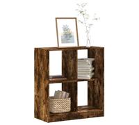KTHLBRH Étagère de Rangement Moderne avec 4 Compartiments en Bois d'Ingénierie Résistant à l'Humidité - Bibliothèque Multifonction pour Organiser Livres, Objets Décoratifs