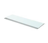 KTHLBRH Étagère murale décorative murale étagère décorative universelle 2 étagères en verre transparent 70 x 20 cm convient pour salon, chambre à coucher, bureau