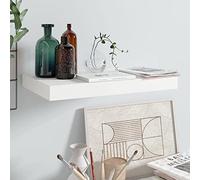 KTHLBRH Étagère murale élégante avec montage invisible pour exposer des livres, des prix et des objets de collection - Structure métallique et MDF nid d'abeille, idéale pour