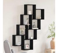 KTHLBRH Étagères murales modernes en bois : étagères flottantes avec montage facile pour salon, rangement élégant et fonctionnel sans prendre de place dans le