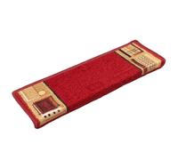 KTHLBRH Lot de tapis d'escalier 100 % polyamide tufté, antidérapants avec isolation acoustique pour des escaliers sûrs, confortables et lavables avec ruban adhésif double face pour