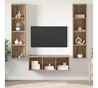 KTHLBRH Meuble de Rangement Modulaire en Cube avec Support Mural, Bois d'Ingénierie Durable pour Salon, Design Modulable et Élégant, Idéal pour Organiser Livres,