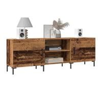 KTHLBRH Meuble TV, aspect bois vieilli, pour salon, TV, commode, armoire, table basse, 150 x 30 x 50 cm, en matériau dérivé du bois