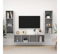 KTHLBRH Meuble TV Suspendu avec Grand Espace de Rangement, Armoire HiFi Murale pour Organisation et Stockage, Meuble TV Fixé au Mur, Facile à Nettoyer avec Un Chiffon