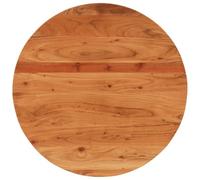 KTHLBRH Plan de Travail Rond en Bois d'acacia Massif Naturel Non traité pour Table Basse ou création personnalisée | Plateau de Table Durable et Robuste pour Usage