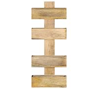 KTHLBRH Porte-revues mural 30 x 11 x 72 cm Bois massif Mango Étagères décoratives Bureau Bibliothèque Salon Étagères pour la Chambre pour Bureau, Salon, Chambre