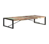 KTHLBRH Table d'appoint pour salon, table basse fonctionnelle, 180 x 90 x 40 cm, en bois vieilli massif pour salon, chambre à coucher, bureau