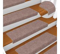 KTHLBRH Tapis d'escalier antidérapant en polypropylène, tapis de protection d'escalier avec réduction du bruit, tapis d'escalier résistant pour des escaliers sûrs, lavable en machine, décoratif