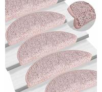 KTHLBRH Tapis d'escalier antidérapants en 100 % touffeté PP, insonorisants et lavables avec bande adhésive antidérapante pour des marches d'escalier sûres et une protection contre les marchepieds