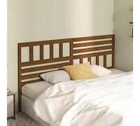 KTHLBRH Tête de lit en pin Massif Design élégant pour Cadre de lit spécifique, Finition résistante à l'huile ou Cire, Aspect Rustique avec Grain Droit et nœuds naturels, Parfaite