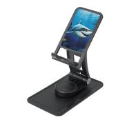 KTHSNSKL Excellent support de téléphone en forme de poisson blanc pour bureau, angle réglable, portable, pliable, support de téléphone portable pour tous les smartphones