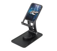KTHSNSKL Excellent support de téléphone en forme de requin blanc pour bureau, angle réglable, portable, pliable, support de téléphone portable pour tous les smartphones