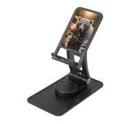 KTHSNSKL Support de téléphone Bear Crossing The River pour bureau - Angle réglable en hauteur - Portable - Pliable - Support de téléphone portable pour tous les smartphones