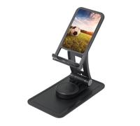 KTHSNSKL Support de téléphone en forme de ballon de football sur un terrain pour bureau, angle réglable, portable, pliable, support de téléphone portable pour tous les smartphones