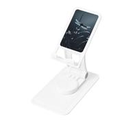KTHSNSKL Support de téléphone en forme de silhouette de libellule pour bureau - Angle réglable en hauteur - Portable - Pliable - Support de téléphone portable pour tous les smartphones