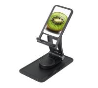 KTHSNSKL Support de téléphone Kiwi vert pour bureau - Angle réglable en hauteur - Portable - Pliable - Support de téléphone portable pour tous les smartphones