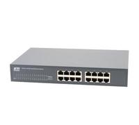 KTI-Ks-116 16P. Switch 10/100MBps Metal Rack 19"