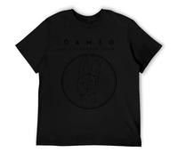 KTIQgdgAX SHIL Dems Tour 2 T Shirt The Life damso bresom Tower Concert Black Rap Singer White