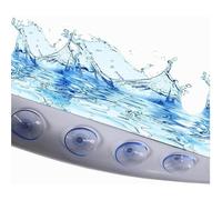 KTLSHY Barriere seuil de Douche Anti débordement Silicone, Seuil de Douche Anti débordement avec Ventouse Seuil De Douche,Barrage d'eau Barrière De Douche pour Humide Et Sec Amovible(Size:80cm/31in)