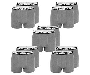 KTM 10 ER Pack Boxer Men Boxershorts Pants, Farben:Dark Grey, Größe Bekleidung:L