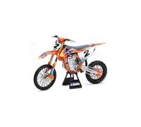 New Ray 1:12 Red Bull Ktm 450sx-f Cooper Web Motorcycle Argenté