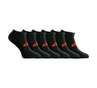 KTM Chaussette Homme - Lot de 6 - Chaussettes Basses Homme, Taille 43/46 - Noir/Orange