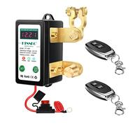 KTNNKG Interrupteur De Batterie à Distance DC 12 V 240 A Avec Écran LED Numérique Voltmètre, Smart Voltage Control Battery Kill Switch Avec Fusible