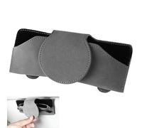 Ktnyl Étuis à Lunettes Clip de Support Voiture, Étui Lunettes Clip de Support Voiture, Porte-Lunettes de Soleil pour Voiture,Un Compartiment pour Ranger Les Lunettes sur Le Pare-Soleil d'un Véhicule