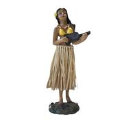Ktnyl Figurine De Voiture Danseuse Hawaïenne Tête Mobile Pour Tableau De Bord Et Plateau De Table Décoration Fête Plage