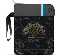 KTOA Ensemble de housses de livre avec étui à stylo élastique, couverture élégante et porte-stylo pour ordinateur portable, cadeaux pour les amateurs de livres, protecteur de livre imperméable, large