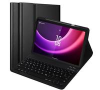 KTOITION Étui clavier pour Lenovo Tab P11 (2ème génération) 11,5" TB350FU/TB350XU - Étui (allemand) avec clavier pour Lenovo Tab P11 2ème génération - Étui de protection, noir