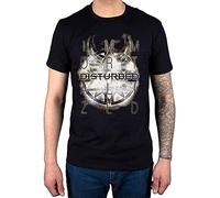 KTOPMC Disturbed Symbol T Shirt Asylum Sickness Immortalized Up Yer Military Vultures (Small)