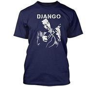 KTOPMC Django Reinhardt Jazz Guitar, Men's T-Shirt Cotton T-Shirt(XX-Large)