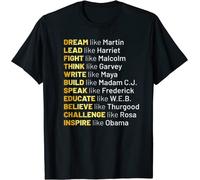 KTOPMC Dream Like Shirt Lead Like Harriet Black History Month T-Shirt(XX-Large)