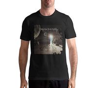 KTOPMC Dream Theater-Black Clouds Silver Linings Men's Funny Short Sleeve Music Band Shirt Shirt Black (Large)