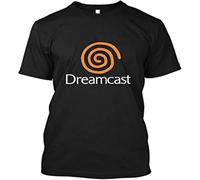 KTOPMC Dreamcast Sega Logo Short Sleeve Men Black T-Shirt(XX-Large)