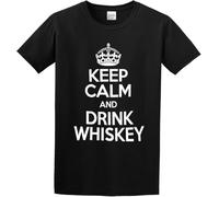 KTOPMC Drink SinMalt Scotch Alcohol Whisky Irish Cotton T Shirt Mens(Large)
