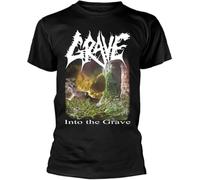 KTOPMC Grave 'Into The Grave' T-T-Shirts à Manches Courtes(Large)