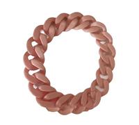 Ktrezs Punk Acrylique Cuba Chaîne Déclaration Collier Épais Papier Pince Collier Femme Teen Girl Cadeau Hip Hop Réglable Géométrique Bande Bijoux Pink-80cm