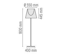 FLOS Lampadaire KTribe F3 – bronze