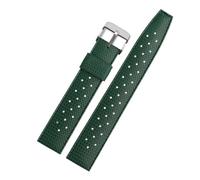 KTRSAVSSA Bracelet de montre en caoutchouc compatible avec Seiko PROSPEX Yuanzu Series SLA017 SLA037, chaîne plongée Water Ghost, petit mm, accessoires(Green-Silver,22mm-width)