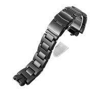 KTRSAVSSA Compatible avec le bracelet de montre Casio Double Press Bucket - Allergy Special Outdoor Composite Plastic Steel PRW-6000/3100 - Bracelet noir
