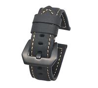 Ktrshan Bracets de montre en cuir 20-24mm Bracelet de remplacement, Type 6, 24mm